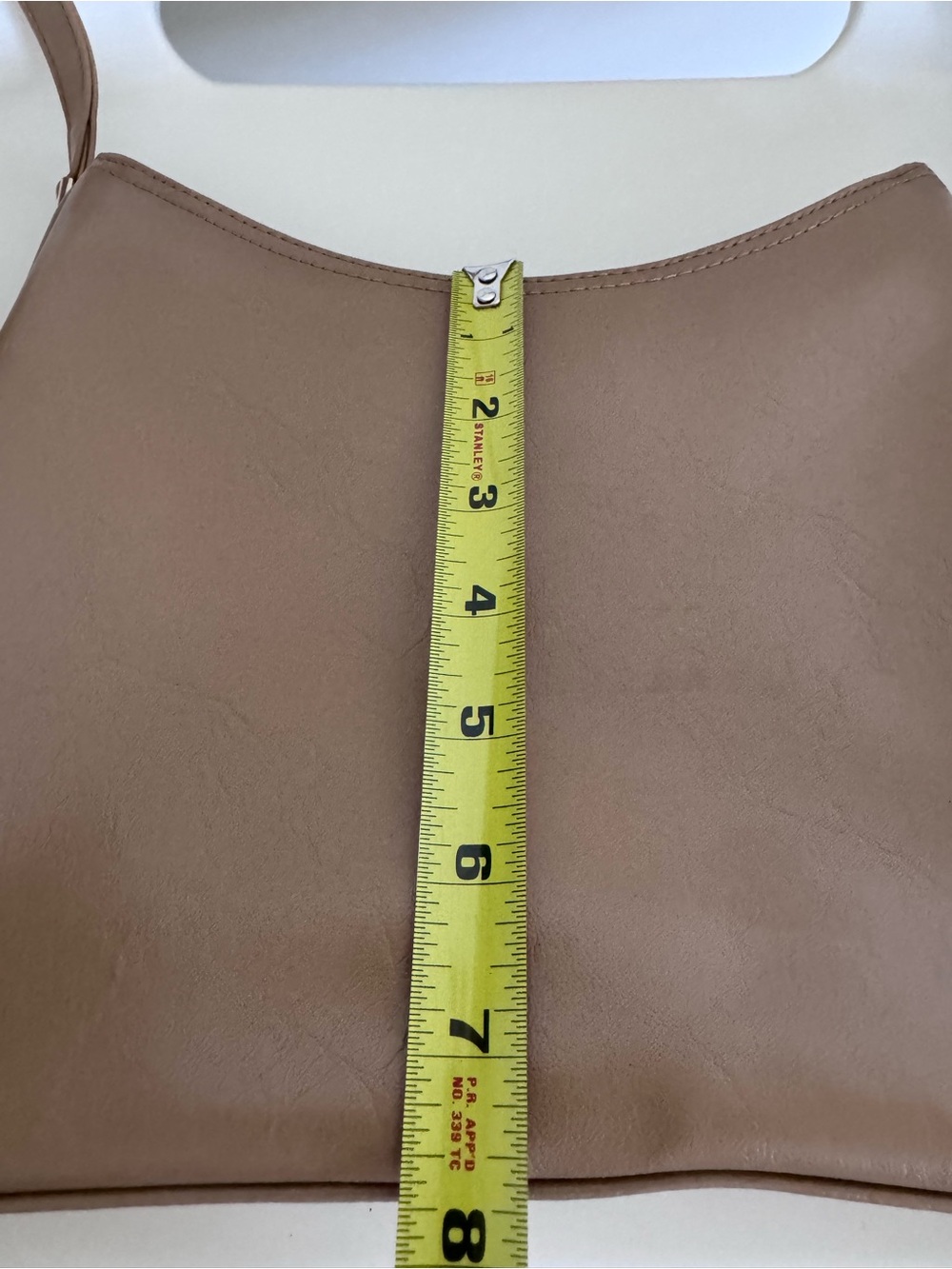 Liz Claiborne Taupe Shoulder Bag Y2K Minimalist Quiet Luxury Everyday Purse EUC - Picture 6 of 14